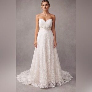 Perfect Casablanca Bridal Ivory Gown Princess Fairytale Wedding Dress 8